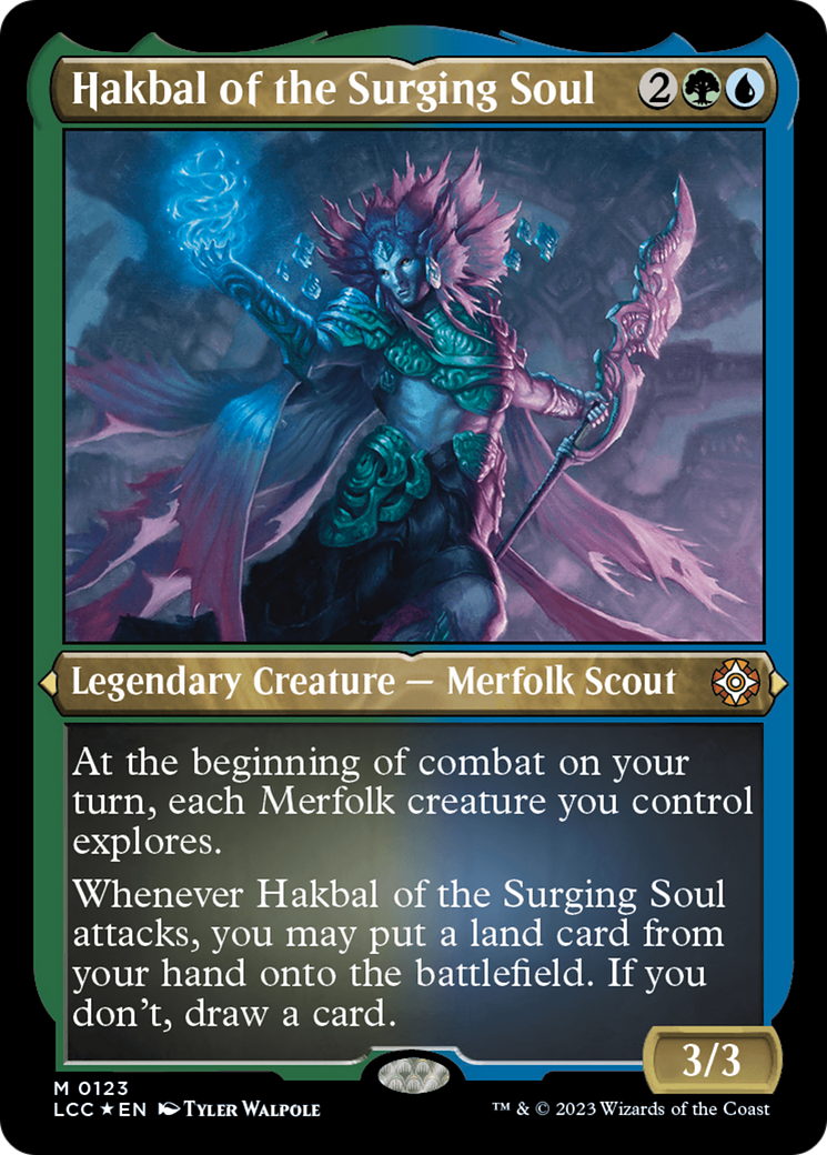 Hakbal of the Surging Soul (Display Commander) [The Lost Caverns of Ixalan Commander] | The Time Vault CA