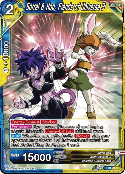 Sorrel & Hop, Fiends of Universe 9 (EB1-061) [Battle Evolution Booster] | The Time Vault CA