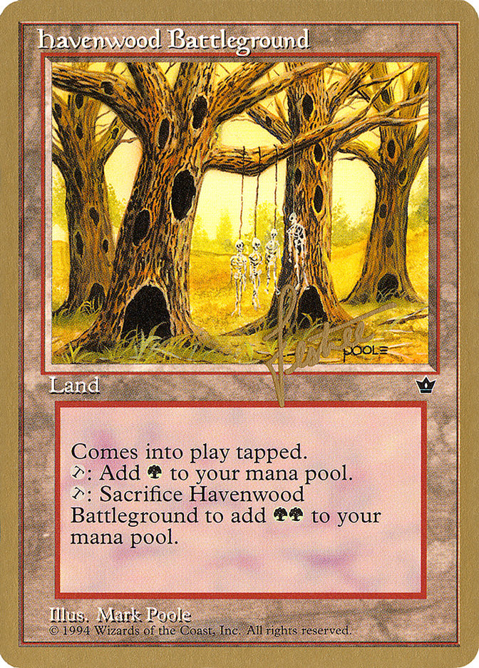 Havenwood Battleground (Bertrand Lestree) [Pro Tour Collector Set] | The Time Vault CA
