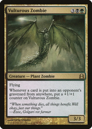 Vulturous Zombie [Commander 2011] | The Time Vault CA