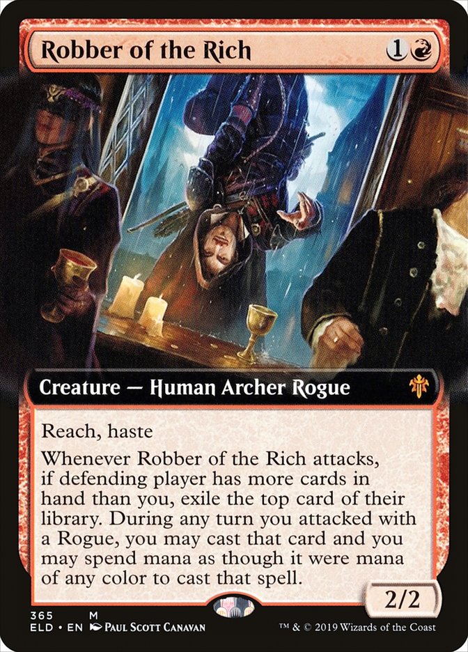 Robber of the Rich (Extended Art) [Throne of Eldraine] | The Time Vault CA