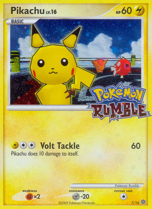 Pikachu (7/16) [Pokémon Rumble] | The Time Vault CA