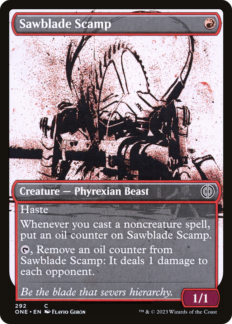 Sawblade Scamp (Showcase Ichor) [Phyrexia: All Will Be One] | The Time Vault CA