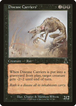 Disease Carriers [Urza's Destiny] | The Time Vault CA