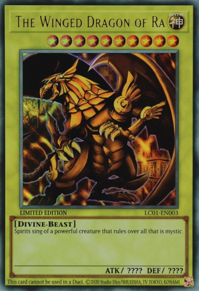 The Winged Dragon of Ra (25th Anniversary) [LC01-EN003] Ultra Rare | The Time Vault CA