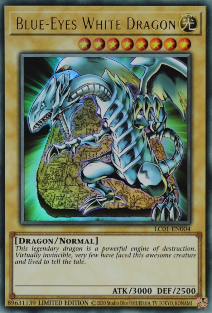 Blue-Eyes White Dragon (25th Anniversary) [LC01-EN004] Ultra Rare | The Time Vault CA