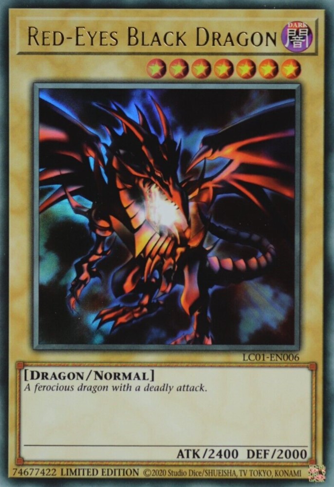 Red-Eyes Black Dragon (25th Anniversary) [LC01-EN006] Ultra Rare | The Time Vault CA