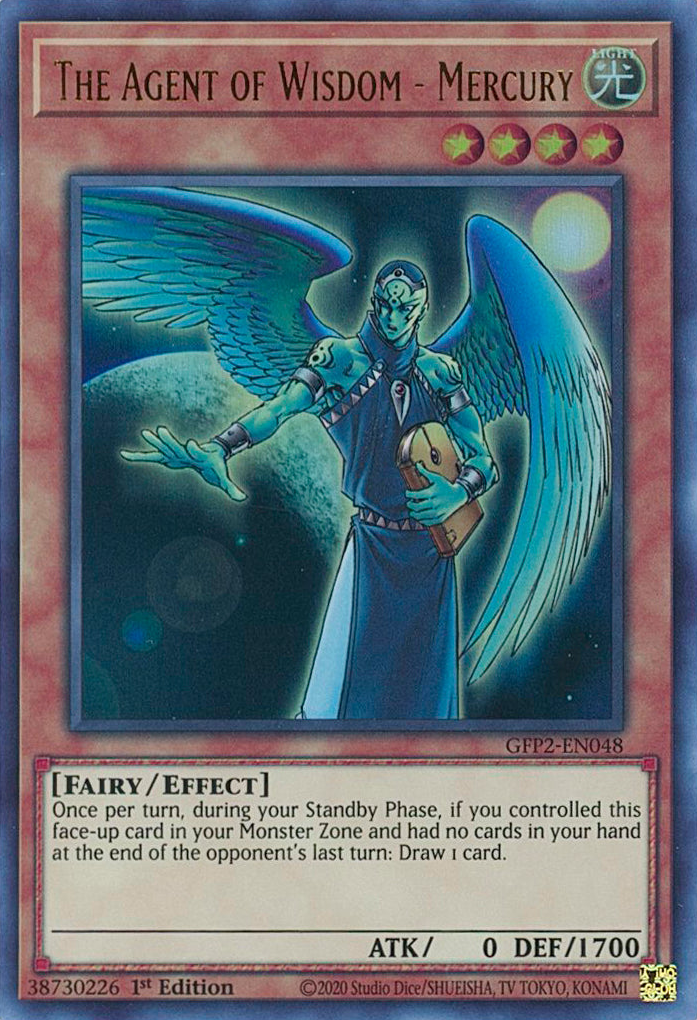 The Agent of Wisdom - Mercury [GFP2-EN048] Ultra Rare | The Time Vault CA