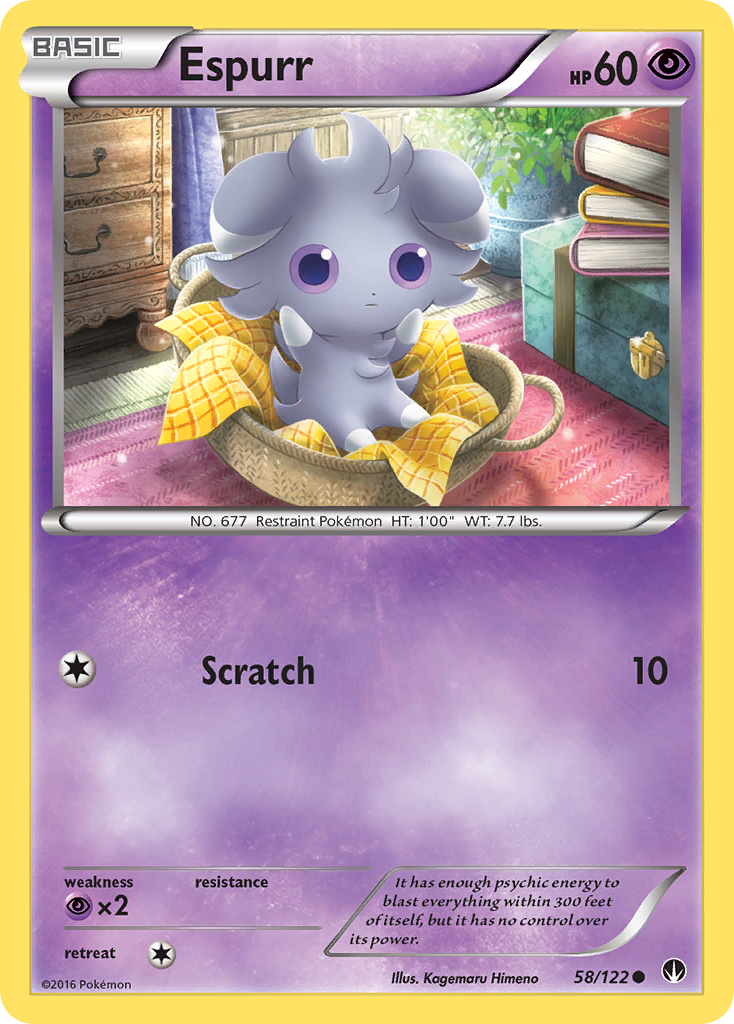 Espurr (58/122) [XY: BREAKpoint] | The Time Vault CA