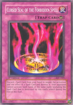 Cursed Seal of the Forbidden Spell [IOC-049] Common | The Time Vault CA