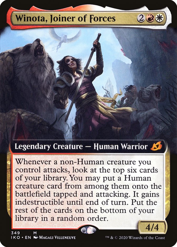 Winota, Joiner of Forces (Extended Art) [Ikoria: Lair of Behemoths] | The Time Vault CA