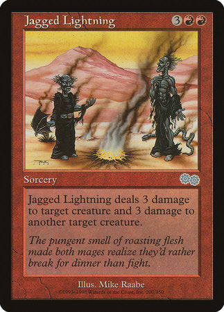 Jagged Lightning [Urza's Saga] | The Time Vault CA