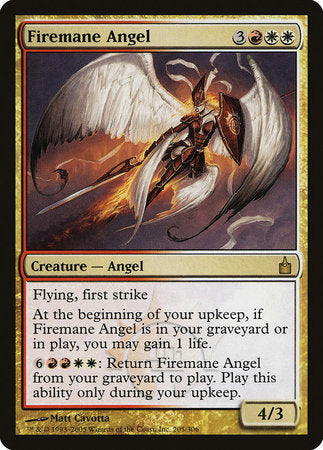 Firemane Angel [Ravnica: City of Guilds] | The Time Vault CA