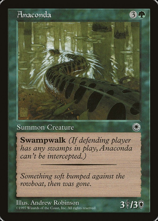 Anaconda (With Flavor Text) [Portal] | The Time Vault CA