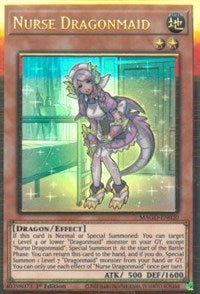 Nurse Dragonmaid [MAGO-EN020] Gold Rare | The Time Vault CA
