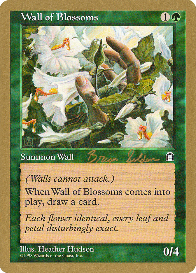 Wall of Blossoms (Brian Selden) [World Championship Decks 1998] | The Time Vault CA