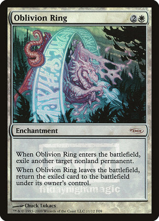 Oblivion Ring [Friday Night Magic 2009] | The Time Vault CA