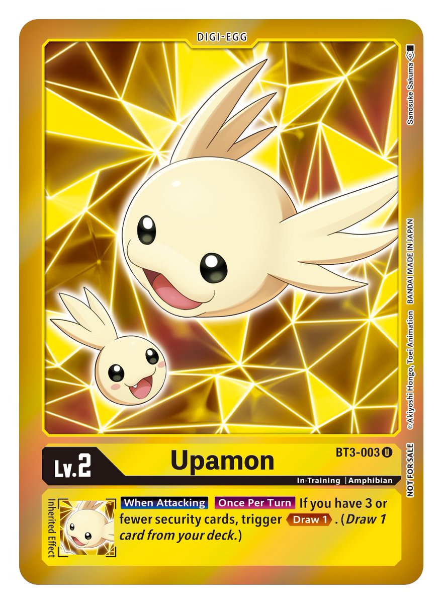 Upamon [BT3-003] (Event Pack 2) [Release Special Booster Ver.1.5] | The Time Vault CA