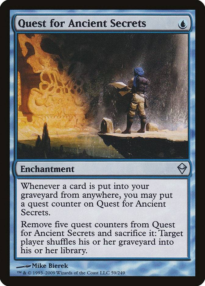 Quest for Ancient Secrets [Zendikar] | The Time Vault CA