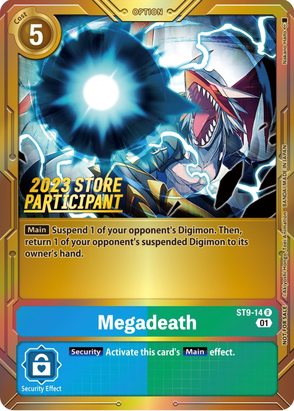 Megadeath [ST9-14] (2023 Store Participant) [Starter Deck: Ultimate Ancient Dragon Promos] | The Time Vault CA
