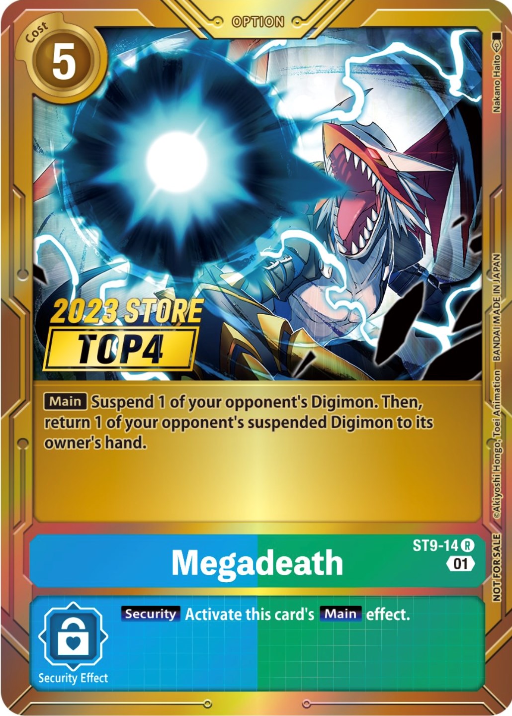 Megadeath [ST9-14] (2023 Store Top 4) [Starter Deck: Ultimate Ancient Dragon Promos] | The Time Vault CA