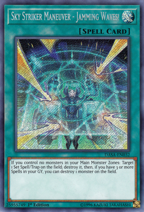 Sky Striker Maneuver - Jamming Waves! [DASA-EN032] Secret Rare | The Time Vault CA