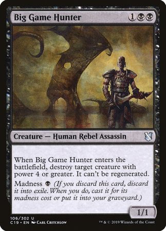 Big Game Hunter [Commander 2019] | The Time Vault CA