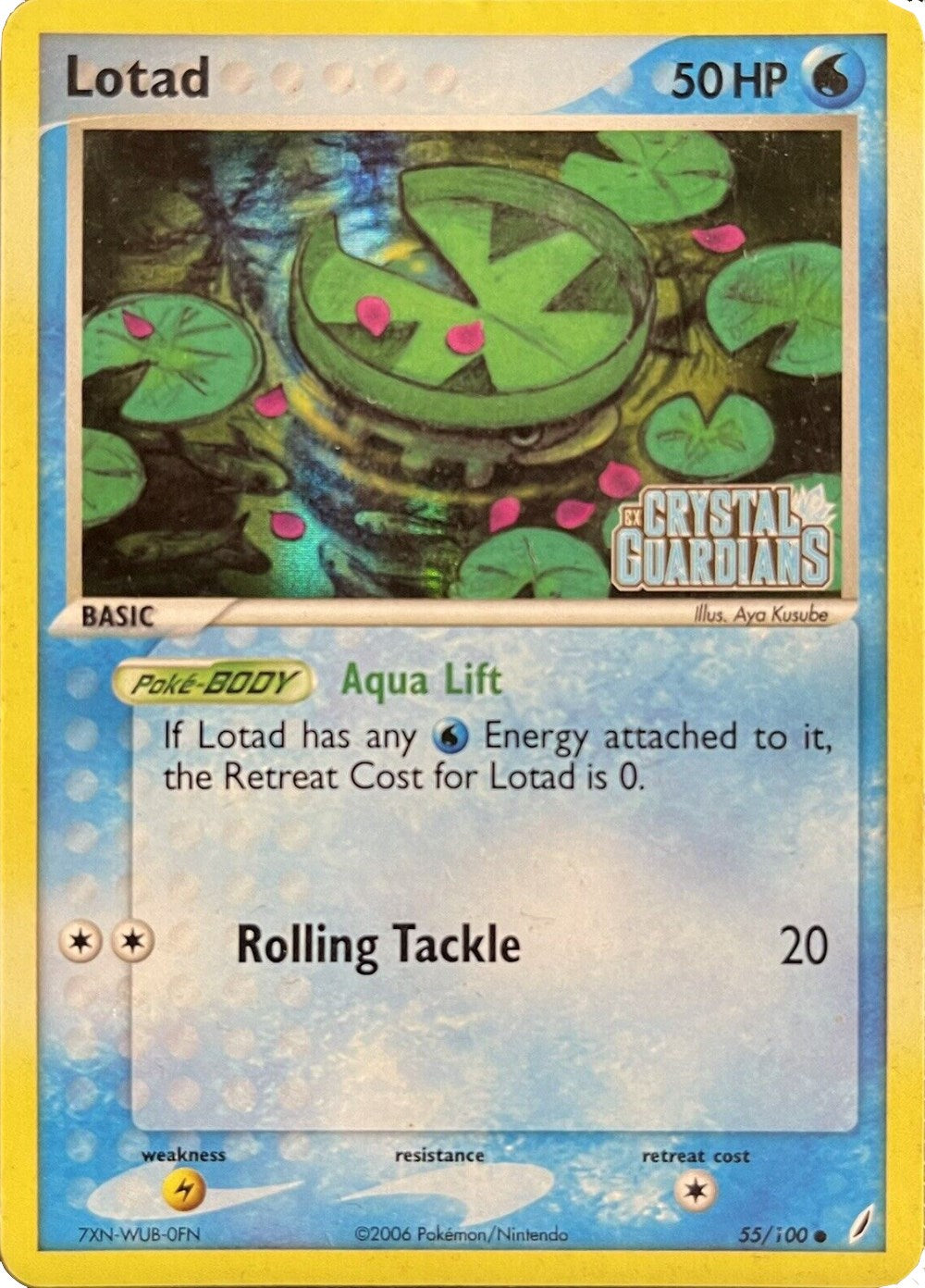 Lotad (055/100) (Theme Deck Exclusive) [EX: Crystal Guardians] | The Time Vault CA