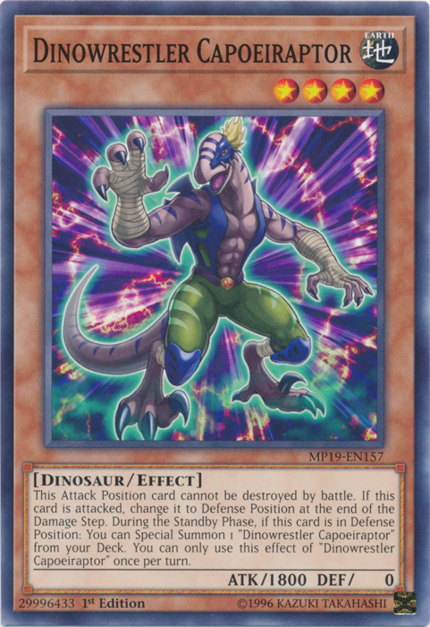 Dinowrestler Capoeiraptor [MP19-EN157] Common | The Time Vault CA