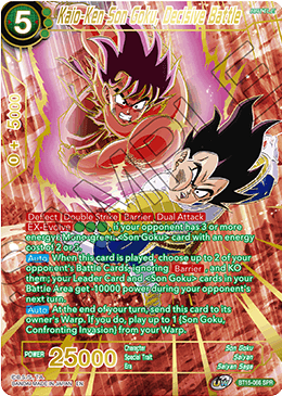 Kaio-Ken Son Goku, Decisive Battle (SPR) (BT15-066) [Saiyan Showdown] | The Time Vault CA