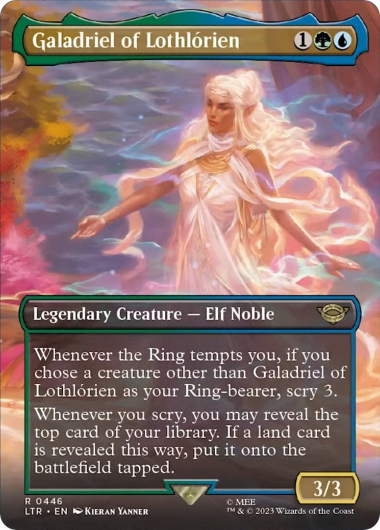 Galadriel of Lothlorien (Borderless Alternate Art) [The Lord of the Rings: Tales of Middle-Earth] | The Time Vault CA