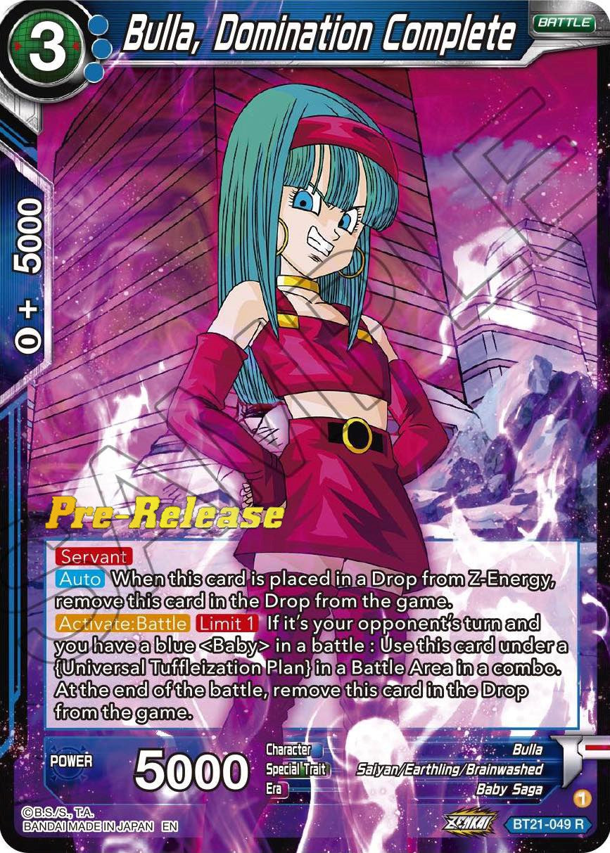 Bulla, Domination Complete (BT21-049) [Wild Resurgence Pre-Release Cards] | The Time Vault CA