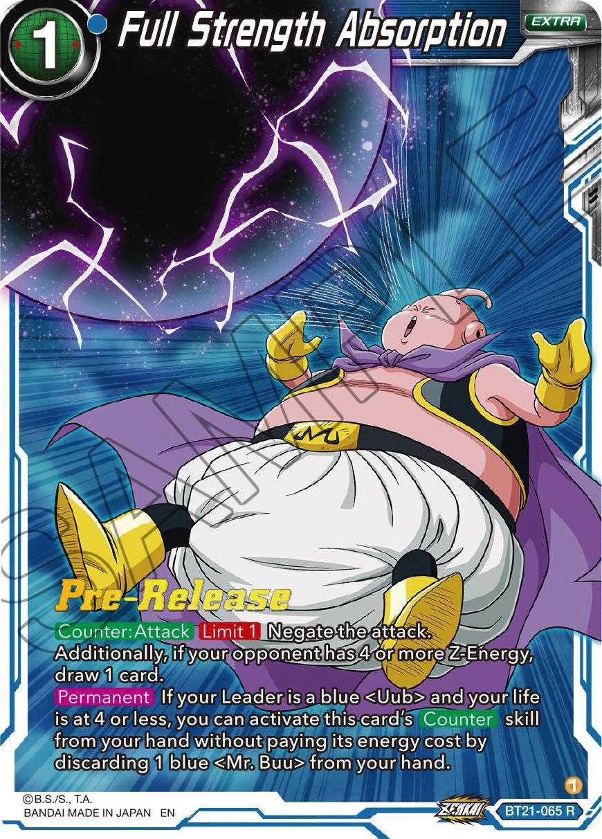 Full Strength Absorption (BT21-065) [Wild Resurgence Pre-Release Cards] | The Time Vault CA