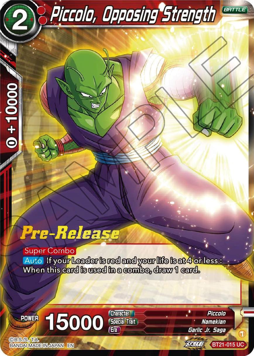 Piccolo, Opposing Strength (BT21-015) [Wild Resurgence Pre-Release Cards] | The Time Vault CA