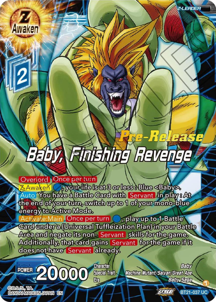 Baby, Finishing Revenge (BT21-037) [Wild Resurgence Pre-Release Cards] | The Time Vault CA