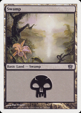 Swamp (341) [Eighth Edition] | The Time Vault CA