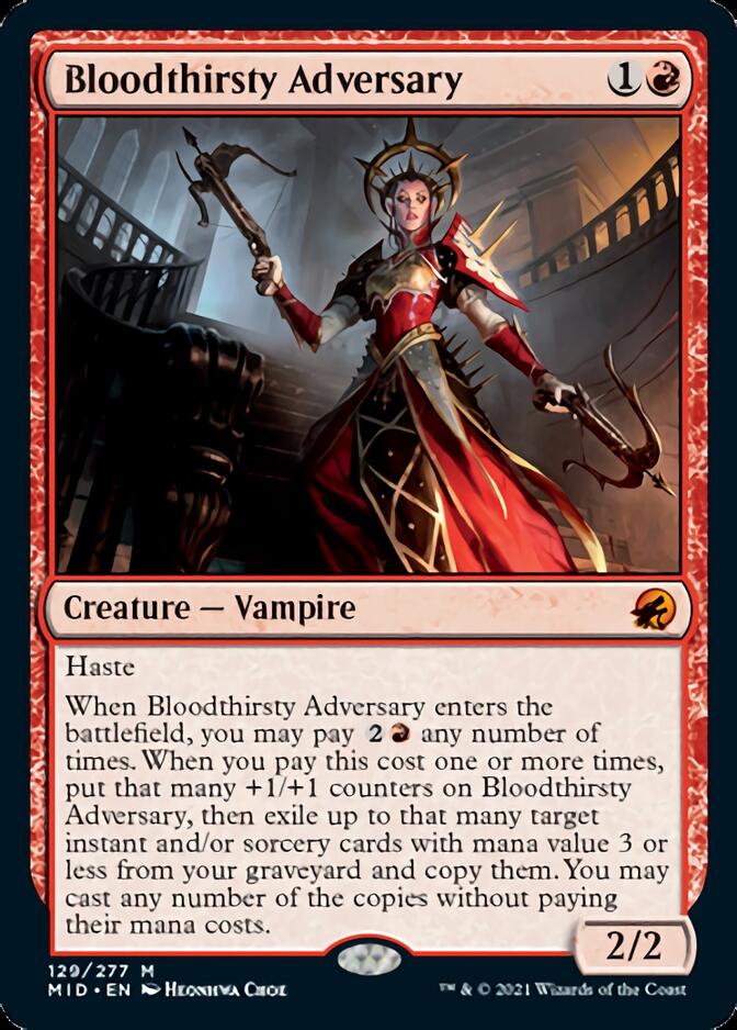 Bloodthirsty Adversary [Innistrad: Midnight Hunt] | The Time Vault CA