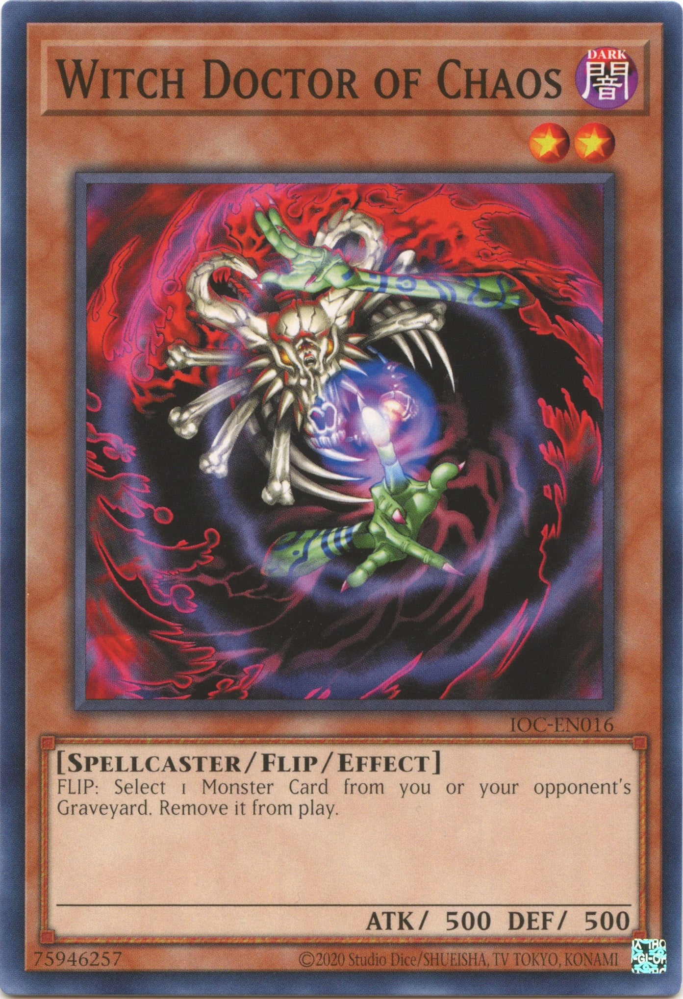 Witch Doctor of Chaos (25th Anniversary) [IOC-EN016] Common | The Time Vault CA