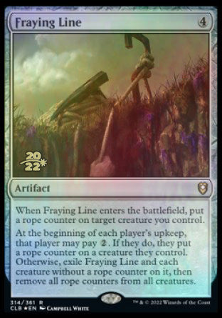 Fraying Line [Commander Legends: Battle for Baldur's Gate Prerelease Promos] | The Time Vault CA