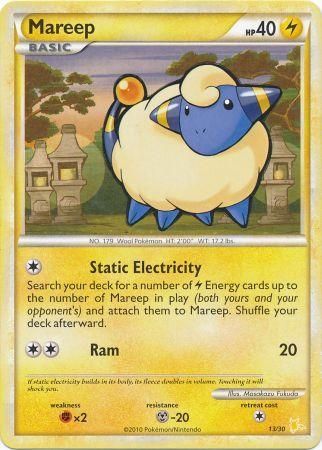 Mareep (13/30) [HeartGold & SoulSilver: Trainer Kit - Raichu] | The Time Vault CA