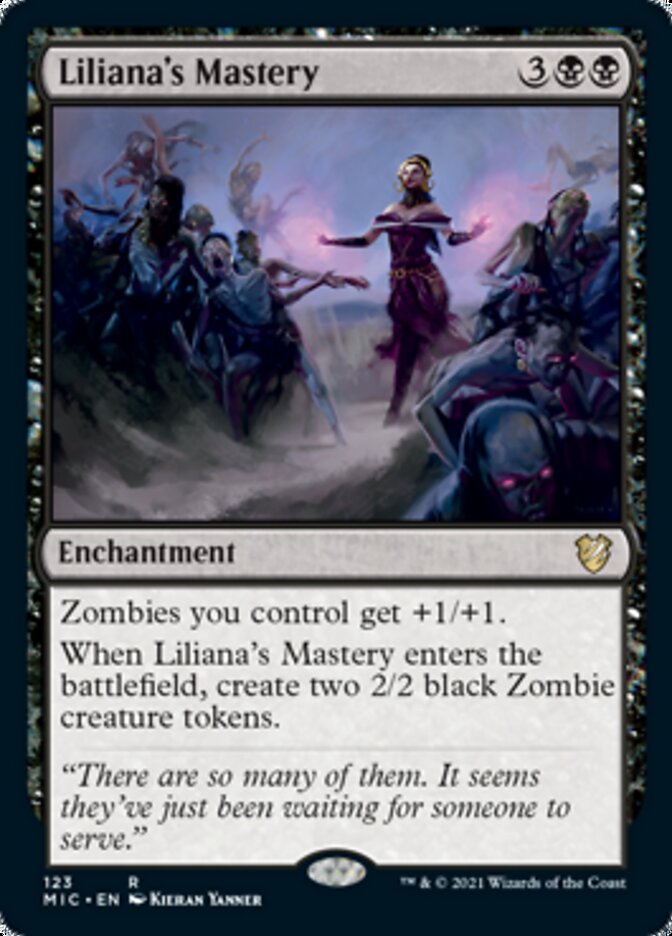 Liliana's Mastery [Innistrad: Midnight Hunt Commander] | The Time Vault CA