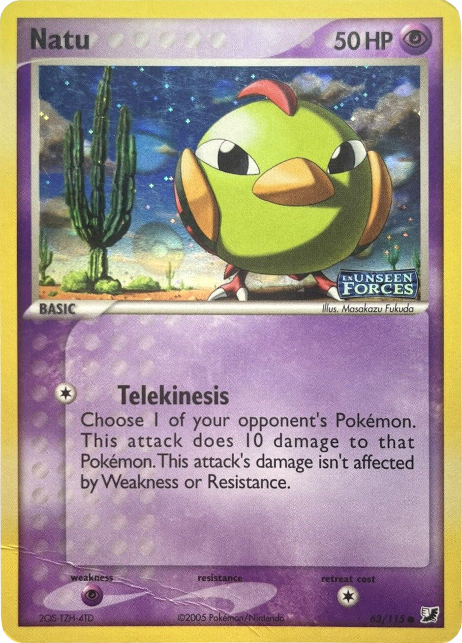 Natu (63/115) (Stamped) [EX: Unseen Forces] | The Time Vault CA
