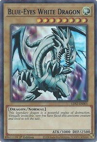 Blue-Eyes White Dragon (Blue) [LDS2-EN001] Ultra Rare | The Time Vault CA