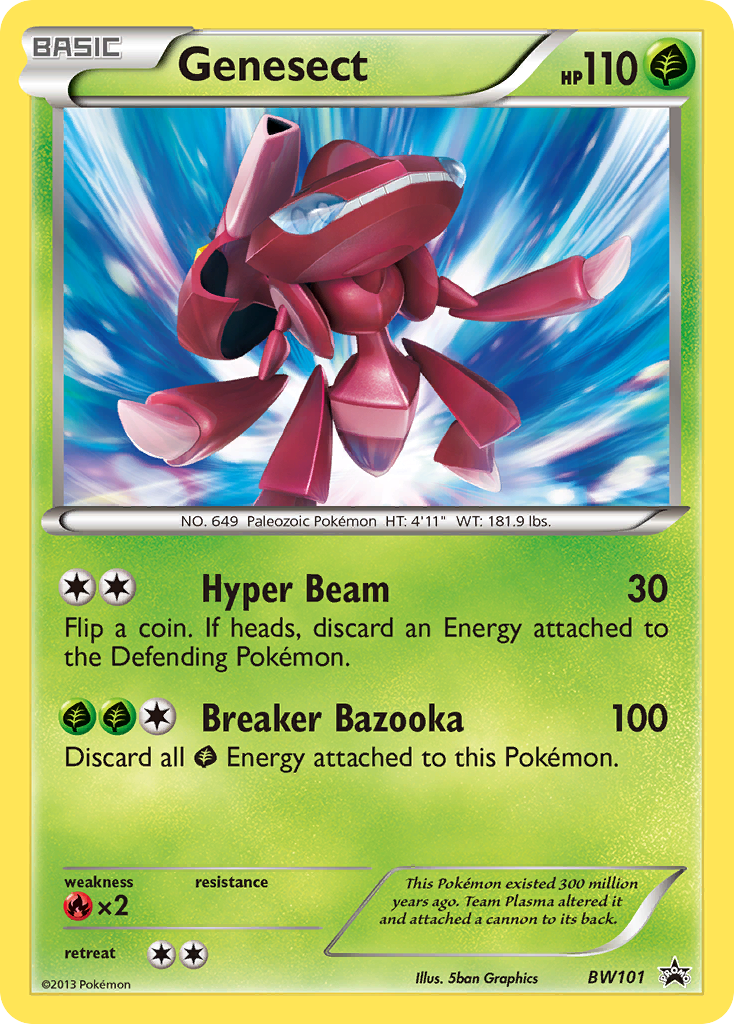 Genesect (BW101) [Black & White: Black Star Promos] | The Time Vault CA