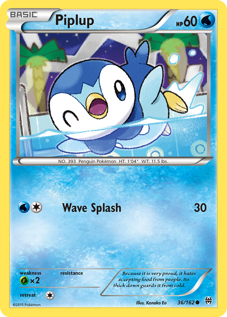 Piplup (36/162) [XY: BREAKthrough] | The Time Vault CA