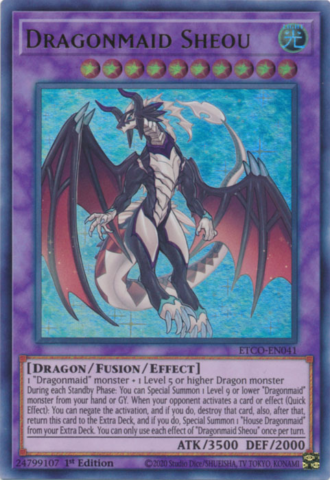 Dragonmaid Sheou [ETCO-EN041] Ultra Rare | The Time Vault CA