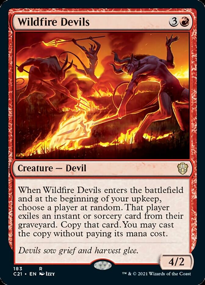 Wildfire Devils [Commander 2021] | The Time Vault CA