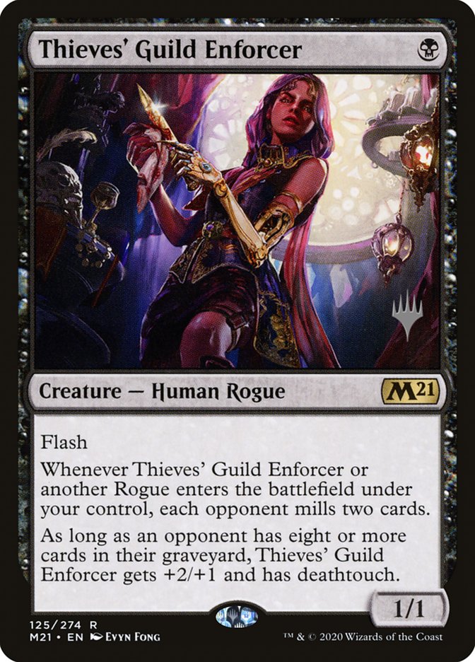 Thieves' Guild Enforcer (Promo Pack) [Core Set 2021 Promos] | The Time Vault CA