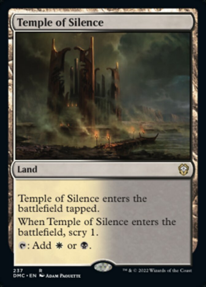 Temple of Silence [Dominaria United Commander] | The Time Vault CA