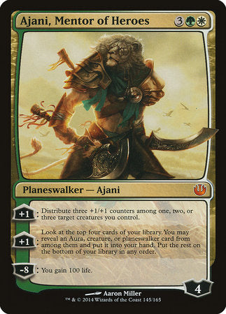 Ajani, Mentor of Heroes [Journey into Nyx] | The Time Vault CA